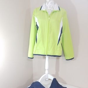 Three Hearts Jogging Track Suit Large Green